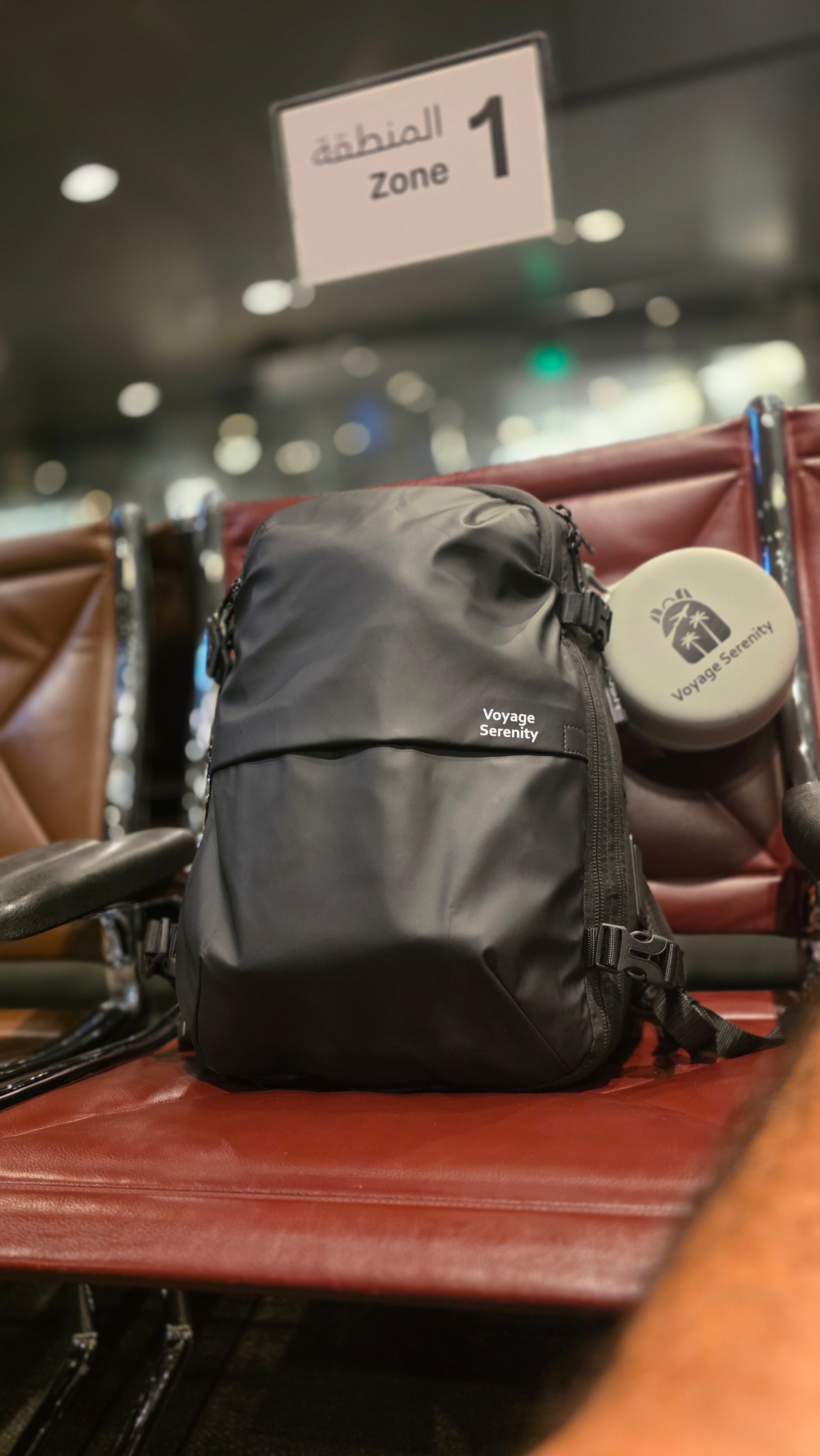 Sac a dos bagage main Voyage Serenity en aeroport — sac bagage main ou valise cabine lequel choisir