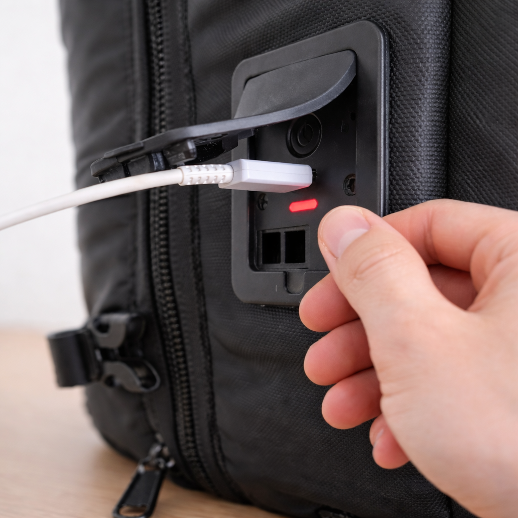 Pompe de compression intégrée dans le sac à dos